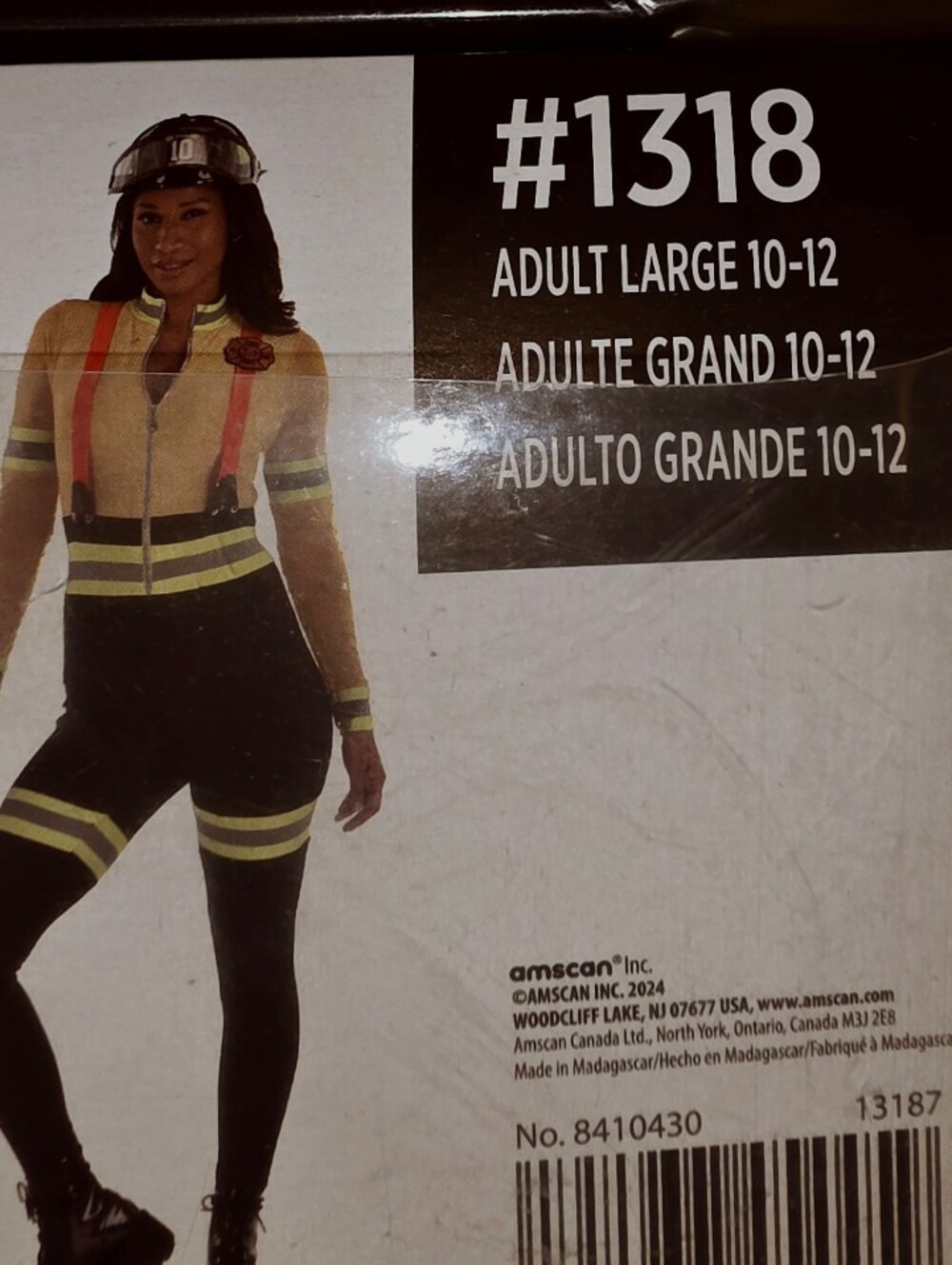 Amscan Classic Firefighter Women's Costume Firefighter Costumes Large
